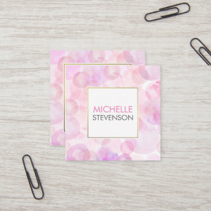 Cartes de visite de design d'intérieur d'aquarell