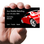 Cartes de visite de détail pour automobile mobile<br><div class="desc">auto mobile cool détaillant modèle de carte de visite,  y compris voiture de sport rouge brillant et une disposition modèle simple que vous pouvez maintenant customiser en ligne.</div>