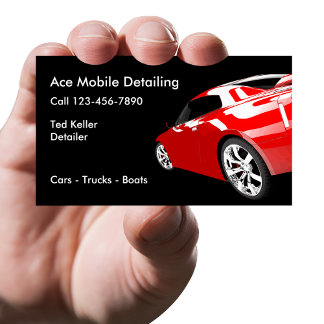 Cartes de visite de détail pour automobile mobile