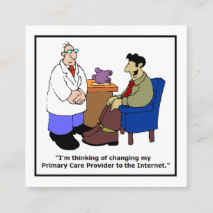 Cartes de visite de docteur Cartes de visite drôle