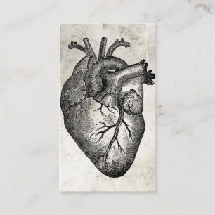 Cartes de visite de docteur Heart Anatomy