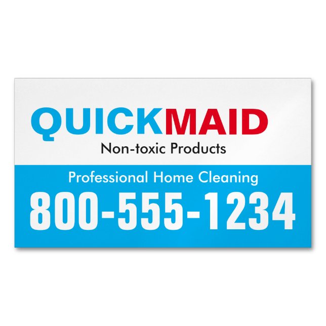 Cartes de visite de domestique pour le (devant)