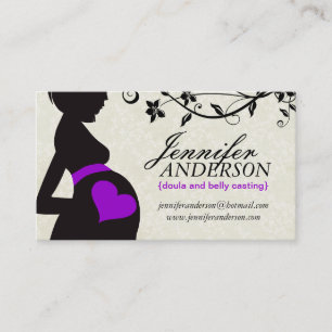 Cartes de visite de Doula, de Midwife et de Belly 