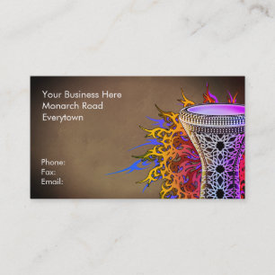 Cartes de visite de Doumbek d'arc-en-ciel