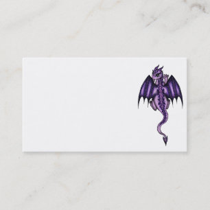 Cartes de visite de dragon d'art
