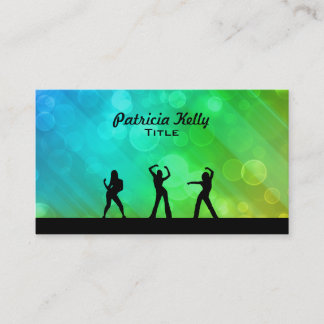 Cartes de visite de femmes de danse