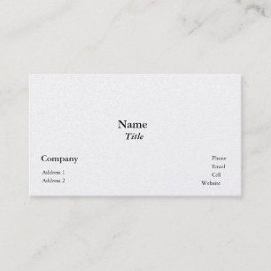 Cartes de visite de finition de perle