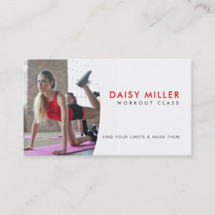 Cartes de visite de Fitness Slogans
