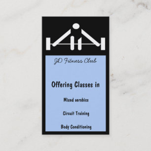 Cartes de visite de forme physique