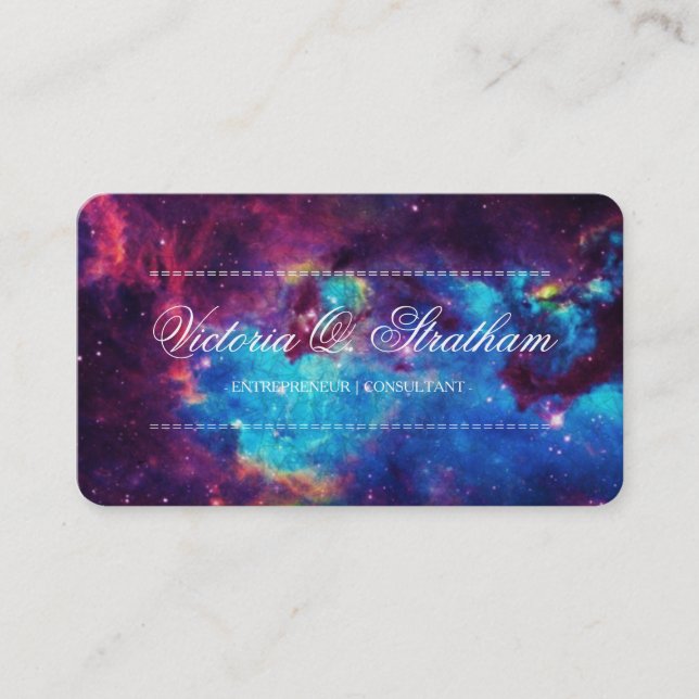 Cartes de visite de galaxie (Devant)
