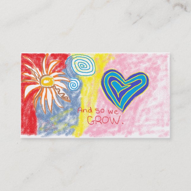 Cartes de visite de garderie (Devant)