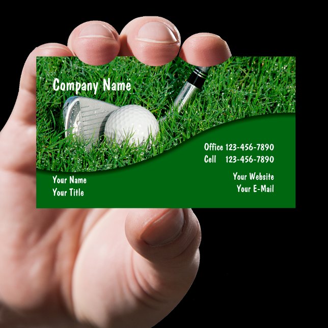 Cartes de visite de golf (Créateur téléchargé)