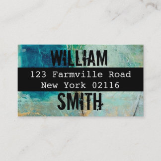 cartes de visite de graffiti de dégradation