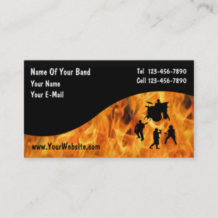 Cartes De Visite Groupe Musique Zazzle Fr