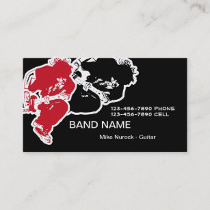 Cartes De Visite Groupe Musique Zazzle Fr