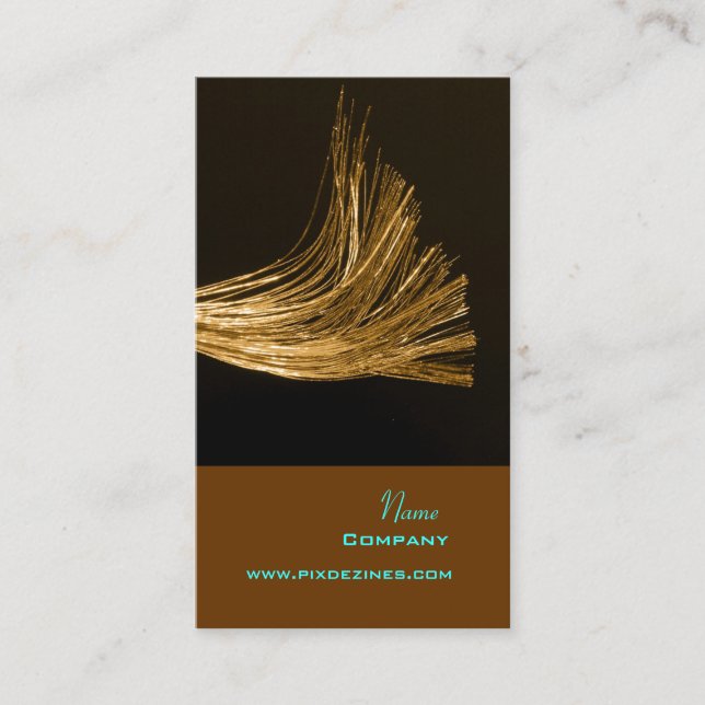 cartes de visite de haute technologie en fibre opt (Devant)