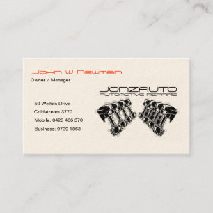 CARTES DE VISITE DE JNZAUTO