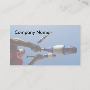 Cartes de visite de jongleur