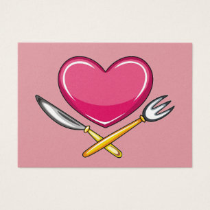 Cartes De Visite De la boîte de réception de cadeaux de cuisine par