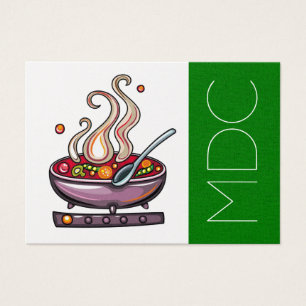 Cartes De Visite De la boîte de réception de cadeaux de cuisine par