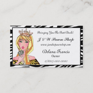 Cartes de visite de la Boutique de pion