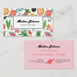 Cartes de visite de la coutume   de monogramme de
