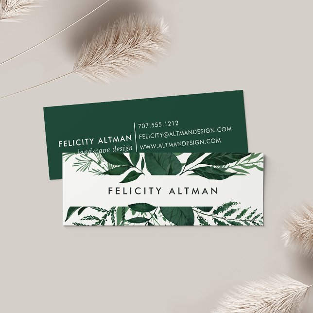 Cartes de visite de la forêt sauvage | Mini (Créateur téléchargé)