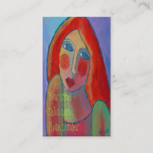 Cartes de visite de la liste des cheveux