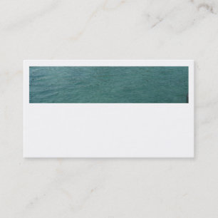 Cartes de visite de la mer peu profonds