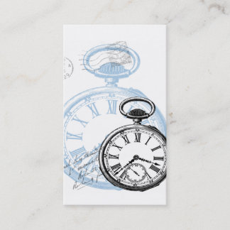 Cartes de visite de la montre de Pocketwatch
