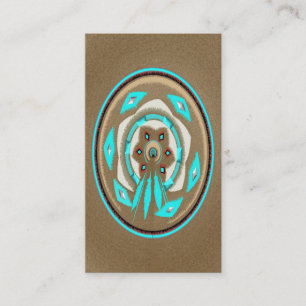 Cartes de visite de la plume tribale