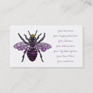 Cartes de visite de la reine des abeilles de