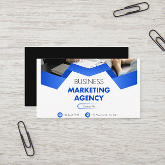 Cartes de visite de l'agence de marketing