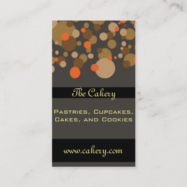 Cartes de visite de lanterne d'automne (Devant)