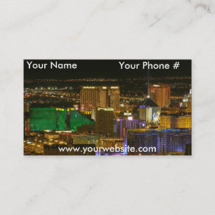 Cartes de visite de Las Vegas