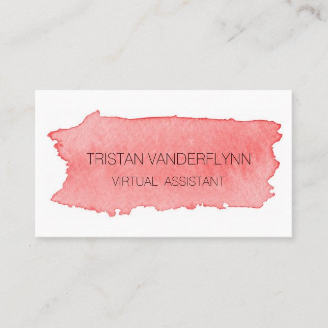 Cartes de visite de l'Assistant virtuel (Devant)