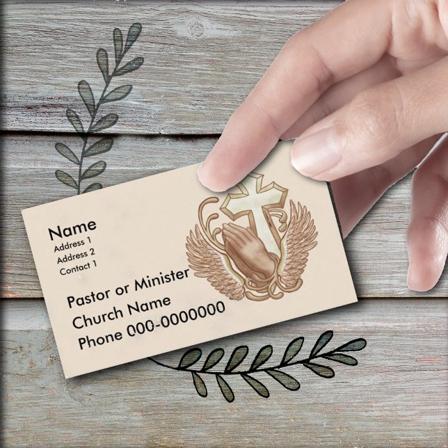 Cartes de visite de l'Église chrétienne (Créateur téléchargé)