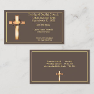 Cartes de visite de l'église de la croix de la Cou