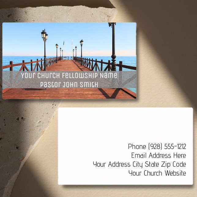 Cartes de visite de l'église du quai du lac (Créateur téléchargé)