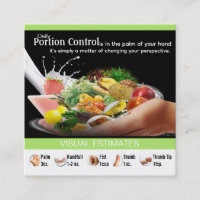 Cartes de visite de l'encadrement nutritionnel per