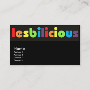 Cartes de visite de Lesbilicious