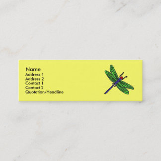 Cartes de visite de libellule de CF…