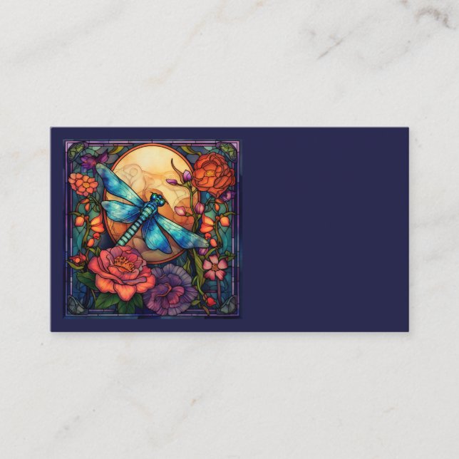 Cartes de visite de libellules (Devant)