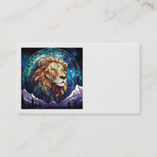 Cartes de visite de lions