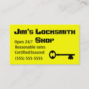 cartes de visite de Locksmith