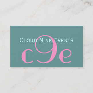 Cartes de visite de logo de monogramme