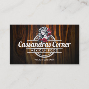 Cartes de visite de logo Femme personnalisable