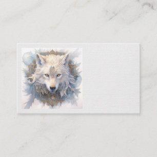 Cartes de visite de loups mystiques