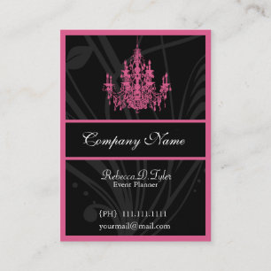 Cartes de visite de lustre chic