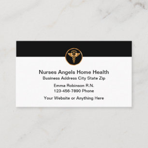 Cartes de visite de luxe pour entreprise de soins
